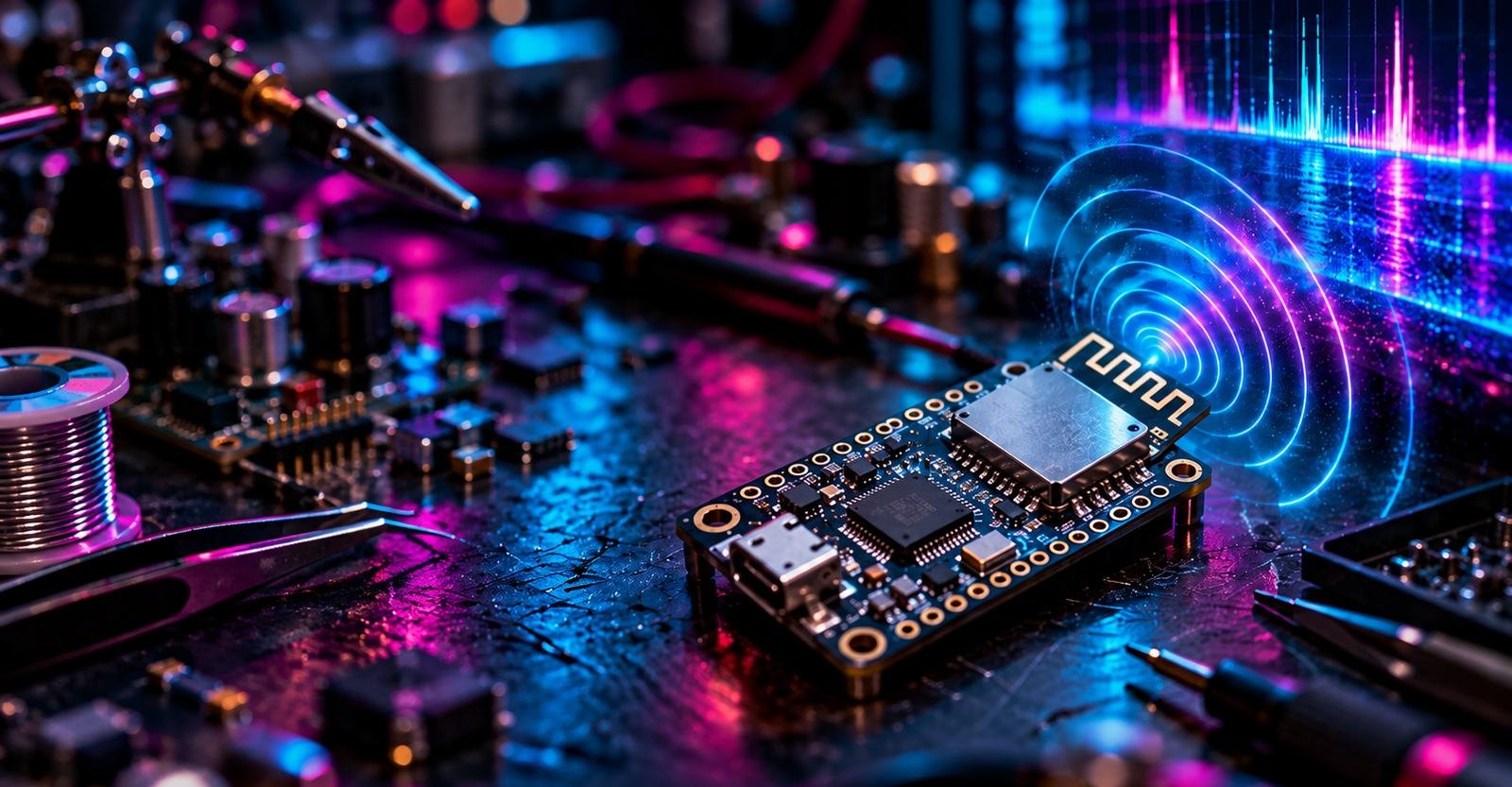 ESP32 esconde um rádio SDR: modo não documentado libera o sinal bruto e já transmite